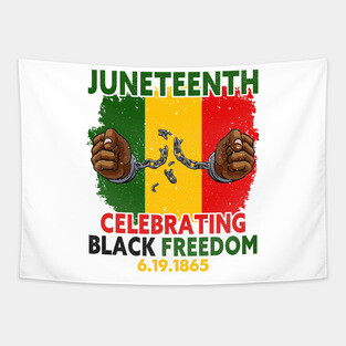 Juneteenth, Celebrating Black Freedom, 6-19-1865, Black History, Tapestry