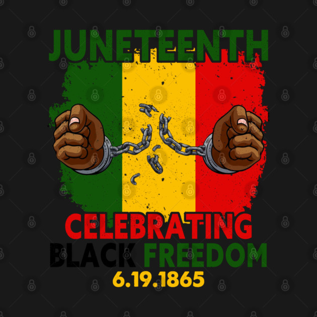 Juneteenth, Celebrating Black Freedom, 6-19-1865, Black History, by UrbanLifeApparel