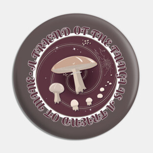 A Friend of the Fungi is a Friend of Mine, Mushroom Life Cycle design. Pin