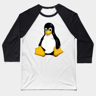 Linux logo Baseball T-Shirt