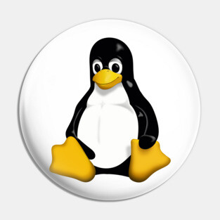 Linux logo Pin