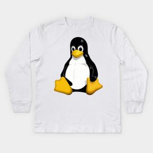 Linux logo Kids Long Sleeve T-Shirt