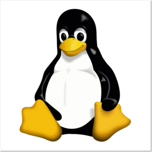 Linux logo Posters and Art