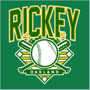 Vintage Oakland baseball Rickey Posters and Art