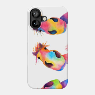 HoRSe PRiNT ' THe HaPPY HoRSeS' EQueSTRiaN GiFTS Phone Case
