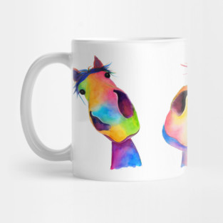 HoRSe PRiNT ' THe HaPPY HoRSeS' EQueSTRiaN GiFTS Mug