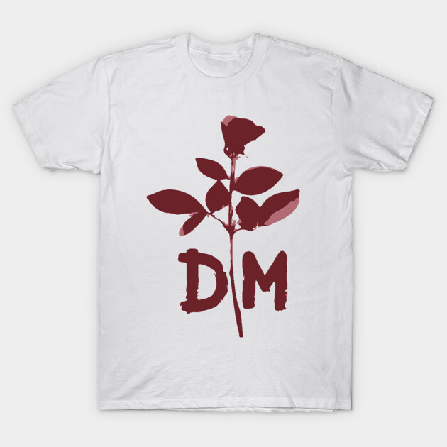 Devotee Rose DM Depeche Mode T-Shirt TeePublic