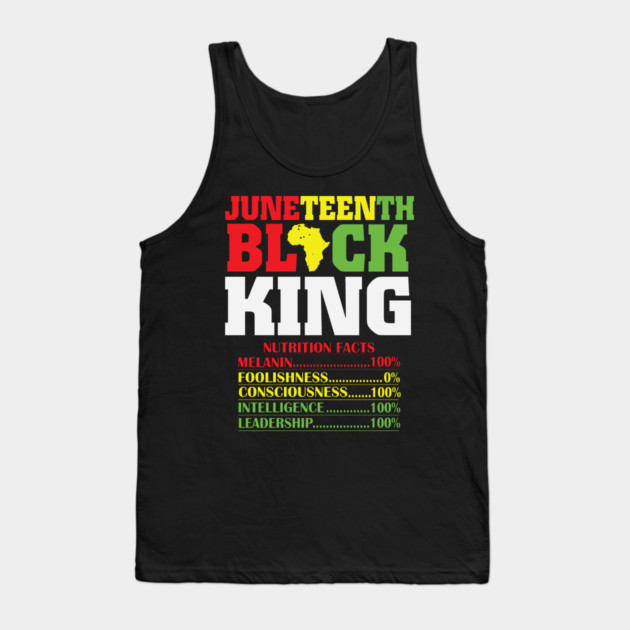 Juneteenth Black King, Black History, Freedom Tank Top by UrbanLifeApparel