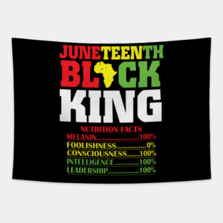 Juneteenth Black King, Black History, Freedom Tapestry