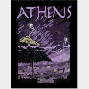 Athens City Posters and Art