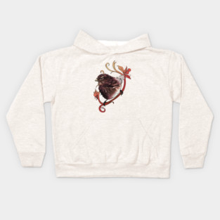 Twite Finch Kids Hoodie