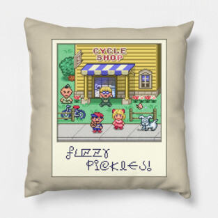 Fuzzy Pickles Pillow