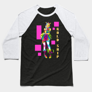 WPANIME - GOLD SHIP Baseball T-Shirt