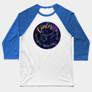 Cancer Zodiac Baseball T-Shirt