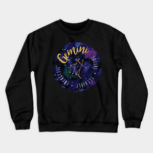 Gemini Zodiac Crewneck Sweatshirt