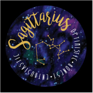 Sagittarius Zodiac Posters and Art