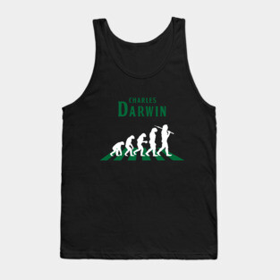 Evolution Charles Darwin Parody Tank Top