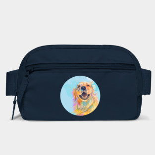 Golden Smile - Golden Retriever Portrait Bag