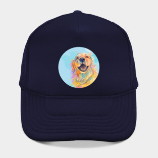 Golden Smile - Golden Retriever Portrait Hat