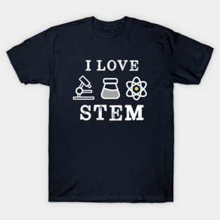 I Love Stem Retro Vintage T-Shirt