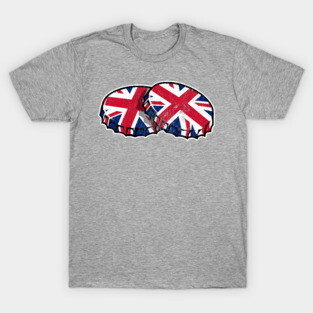 Union Jack Beer Bottle Caps T-Shirt