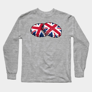 Union Jack Beer Bottle Caps Long Sleeve T-Shirt