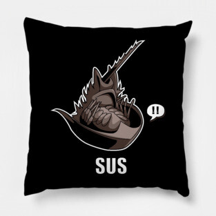 Suspicious Horseshoe Crab Pillow