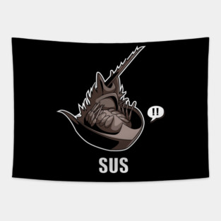 Suspicious Horseshoe Crab Tapestry