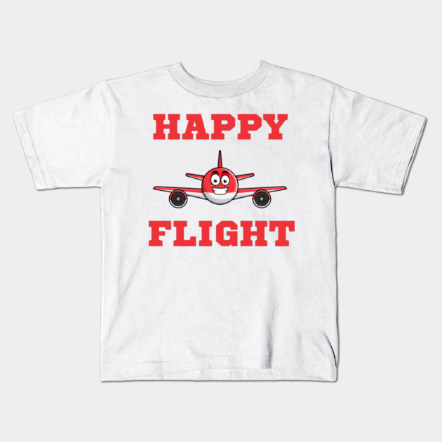 Happy Flight Kids T-Shirt by Litehouse Tees