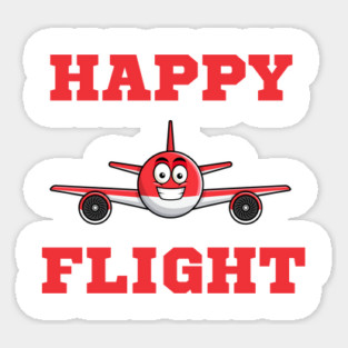 Happy Flight Sticker