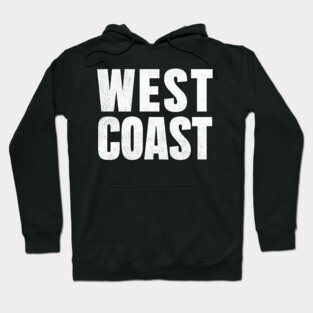 West Coast ////// 90s Hip Hop Fan Design Hoodie
