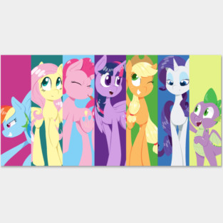 Pony friends Posters and Art