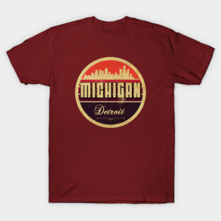 Michigan Detroit Vintage T-Shirt