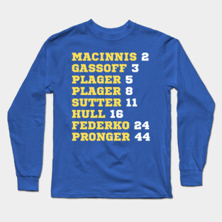 Blues Retired Numbers Long Sleeve T-Shirt
