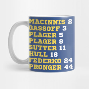 Blues Retired Numbers Mug