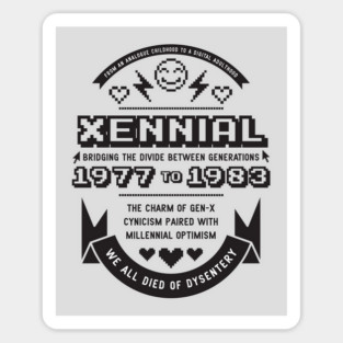 Xennial Sticker