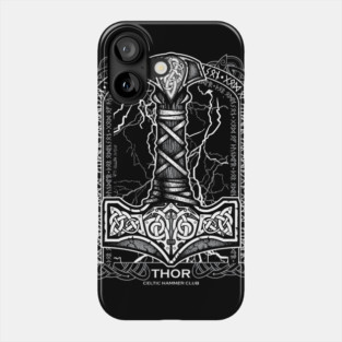 Thor Odinson, God of Thunder (Grayscale) Phone Case