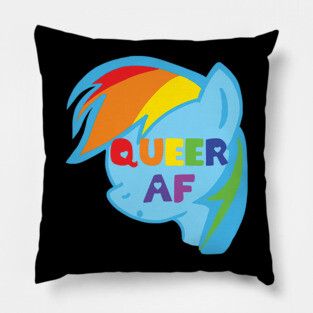 Queer AF Pillow
