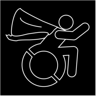 Super Access Man Outline Posters and Art