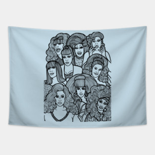 Drag ICONS Tapestry