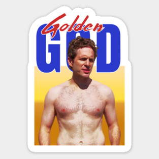 Golden God Sticker