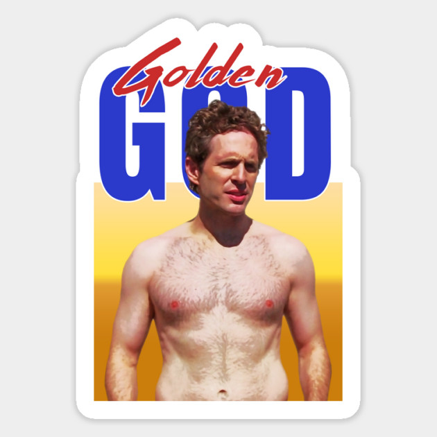 Golden God Magnet by Shit Post Hero