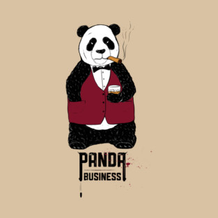 Panda Business T-Shirt