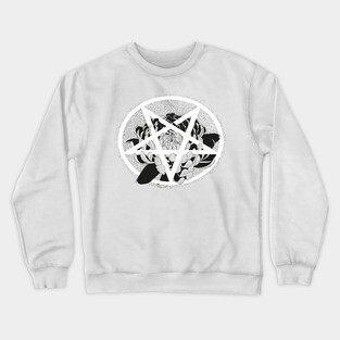 Satanic Chrysantheme Crewneck Sweatshirt