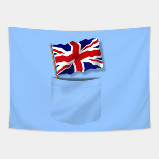 Pocket Union Jack Tapestry