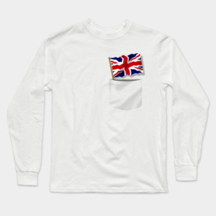 Pocket Union Jack Long Sleeve T-Shirt