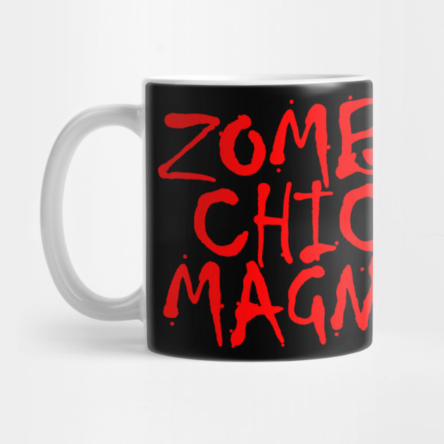 Zombie Chick Magnet by belownormal