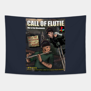 Pukey Products 18 “Call of Flutie” Tapestry