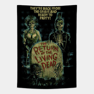 Return of the living dead, tarman, zombies Tapestry