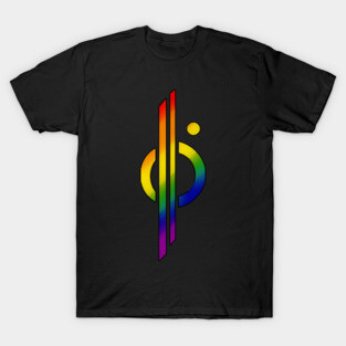 Halcyon Starship Logo (Rainbow) T-Shirt